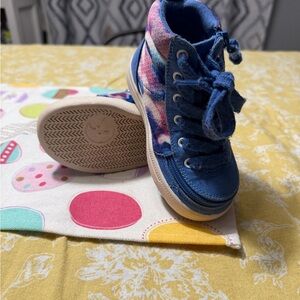 BILLY Blue and Pink High-Top Sneakers